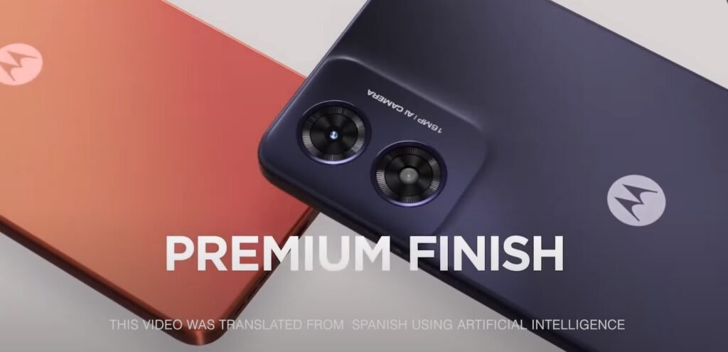 Moto G04s:भारत में लॉन्च होने वाला पहला फ़ोन जो दे रहा है 7,999 रुपए में तगड़े फीचर्स 2 Build quality and Design